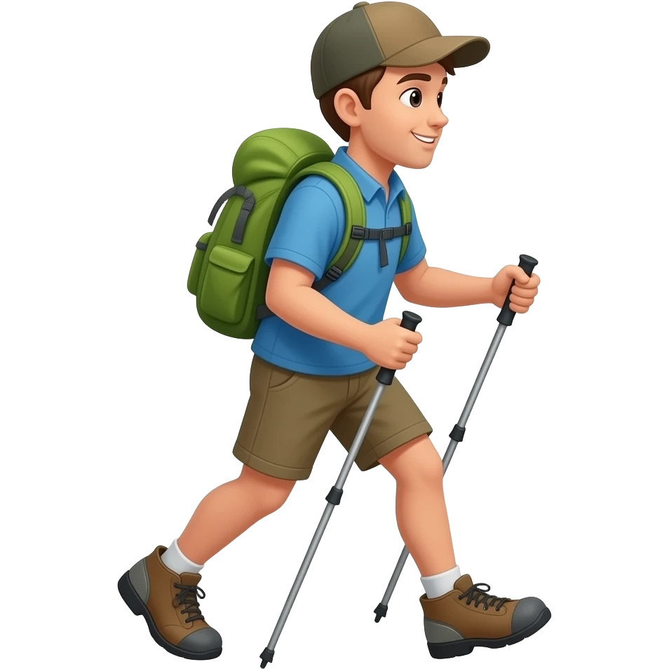 Hiking emoji emoji