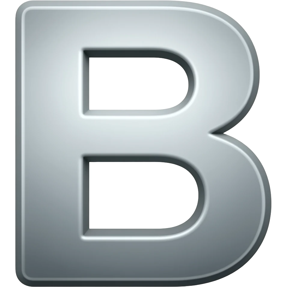 B emoji