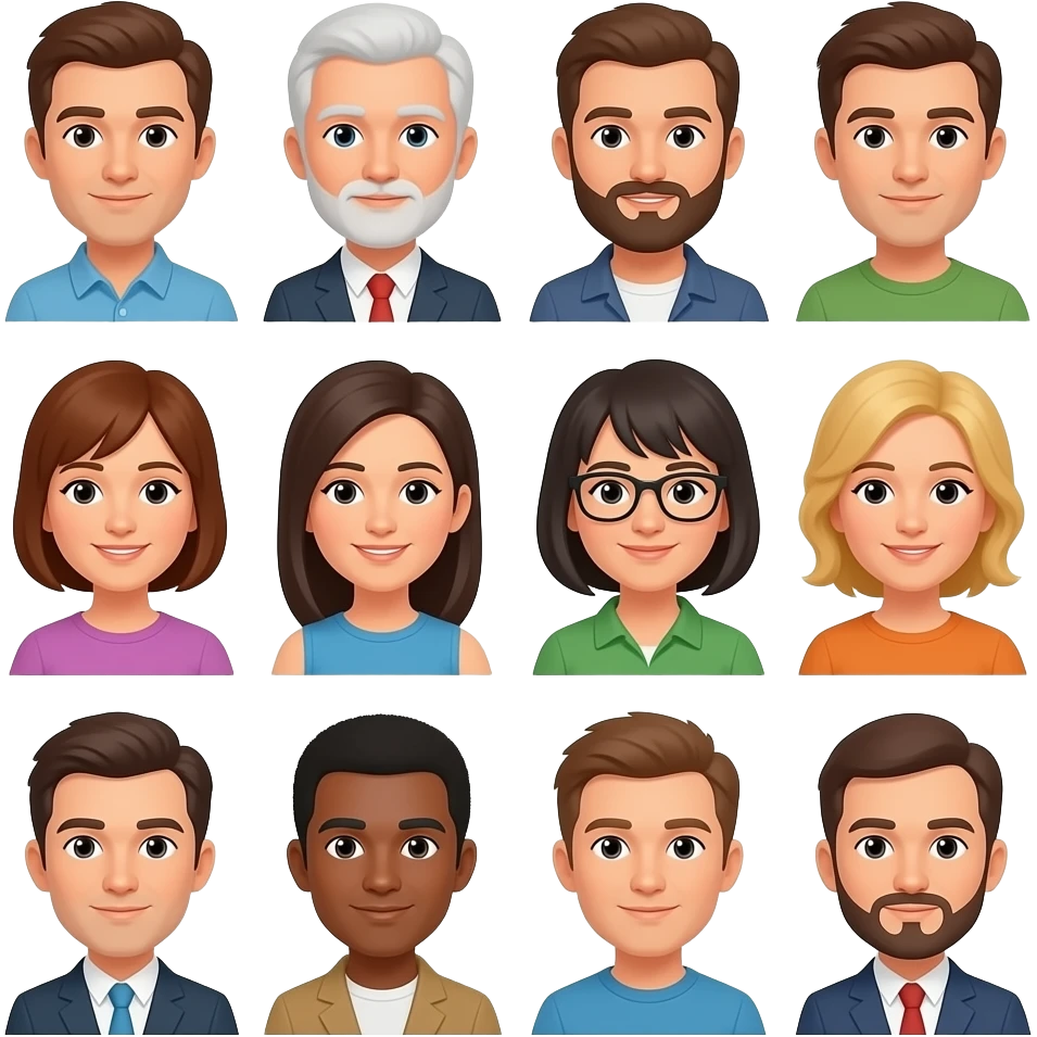 people only head emoji