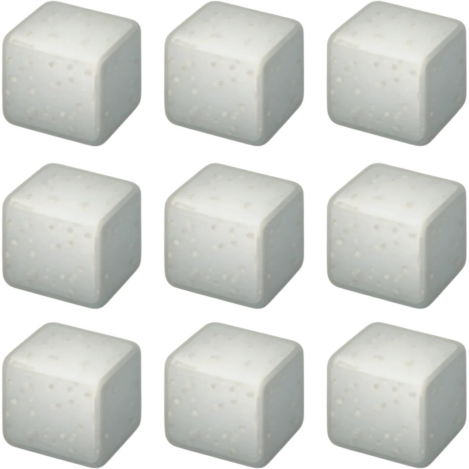 7 sugar blocks emoji