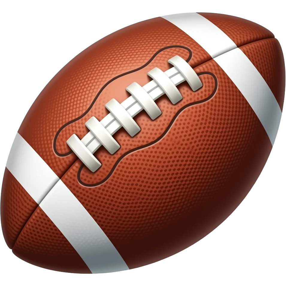 american football ball emoji