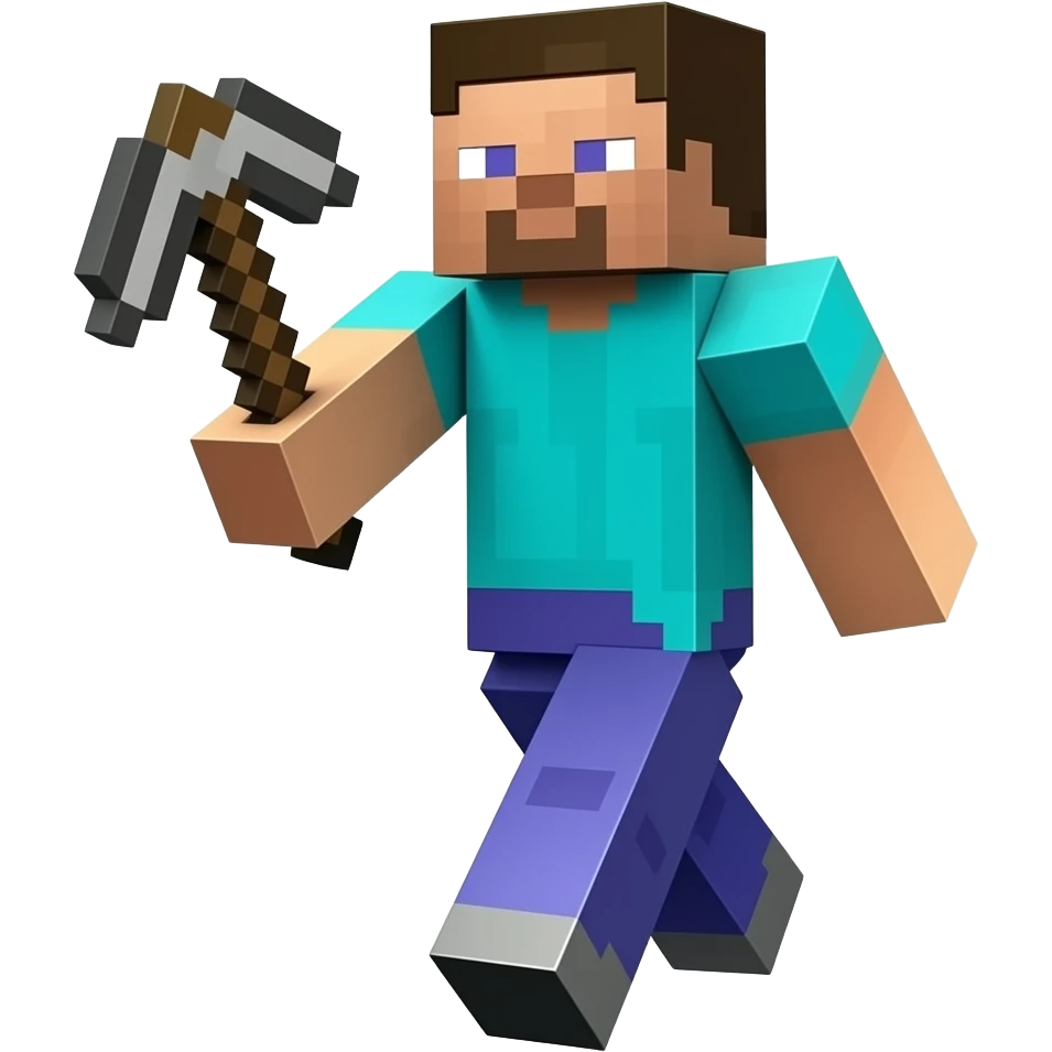 Minecraft Steve  ⛏️ emoji