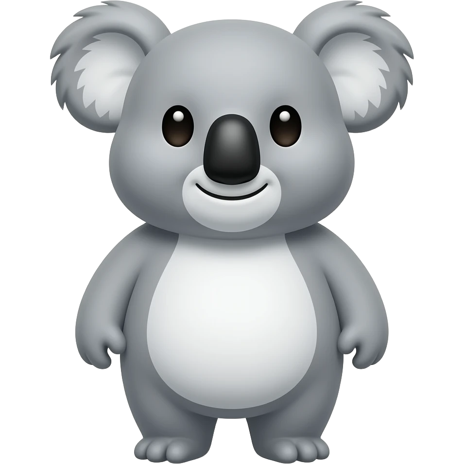 chubby koala bear emoji