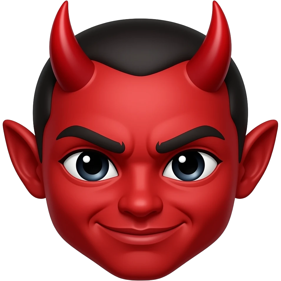 Red devil emoji