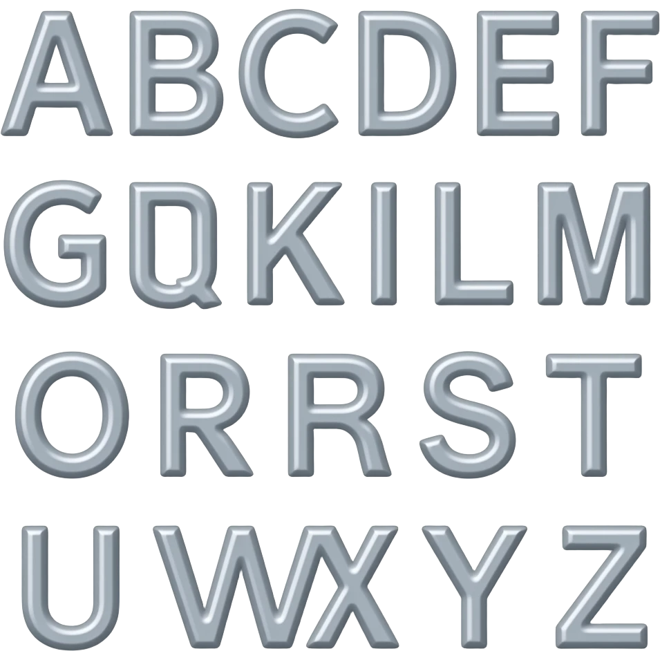 Alphabet emoji