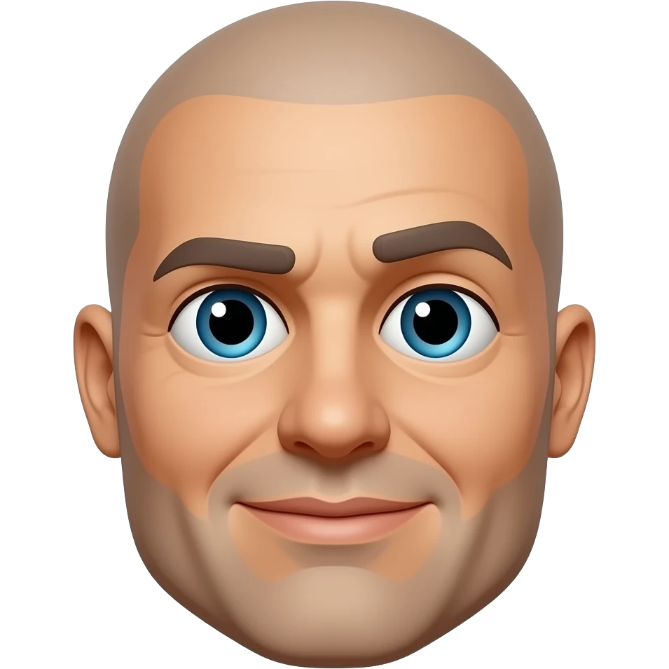 Distorted face emoji