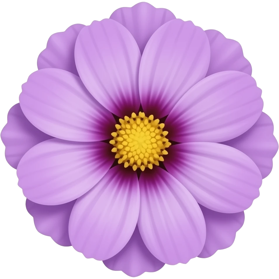 Violet flower emoji