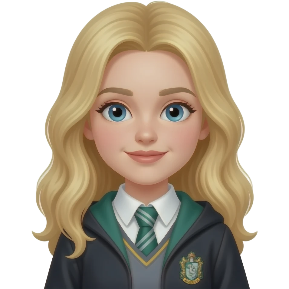 hot blonde Slytherin girl emoji
