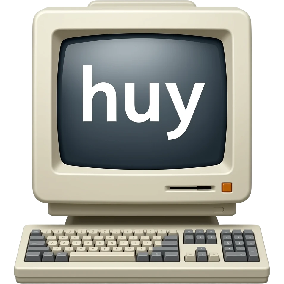 старый комп и там написано хуй emoji