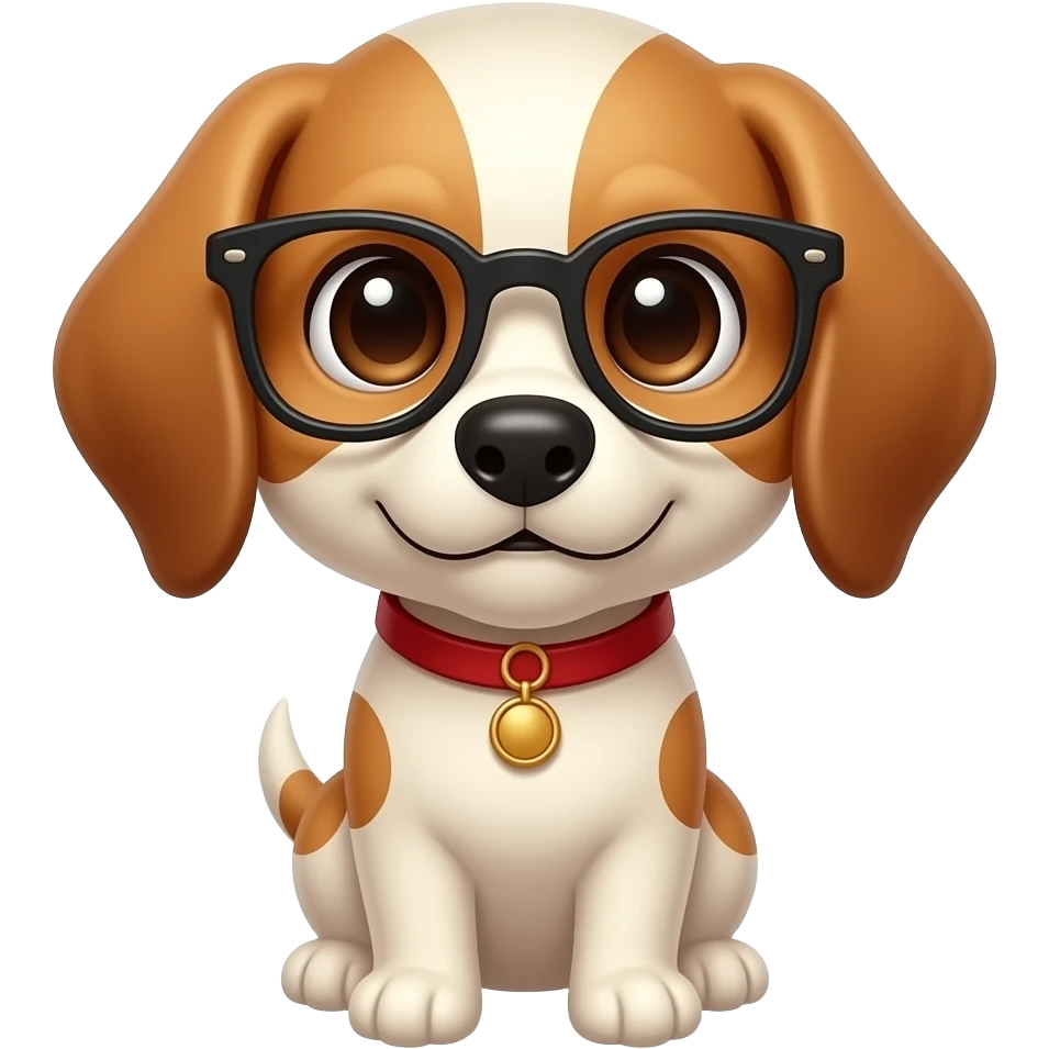 Perrito cn gafas emoji