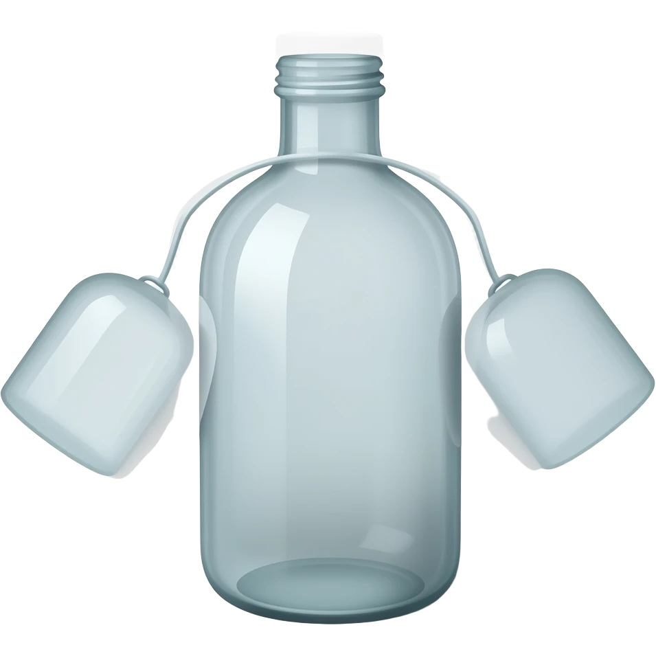 opened empty BOTTLE emoji