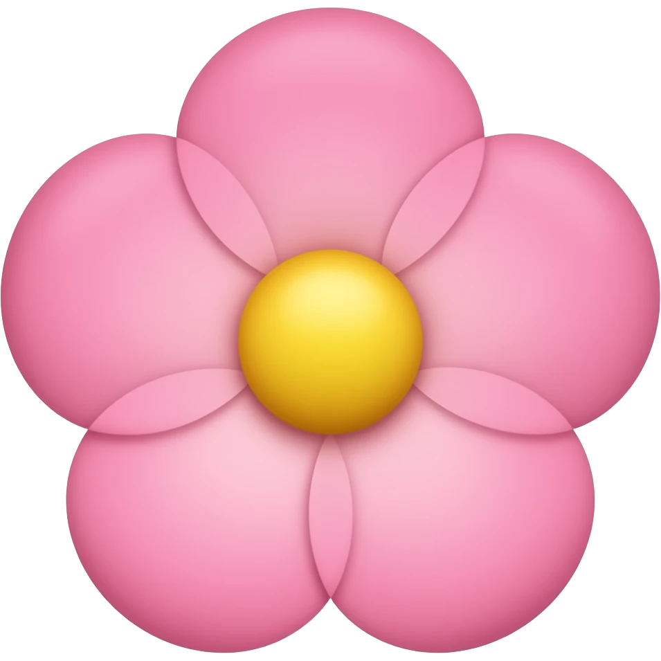 pink flower emoji