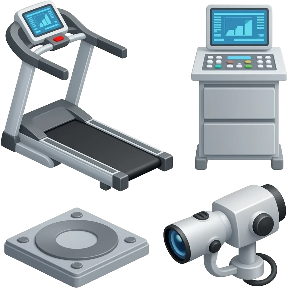 sport test (include some kind of sport testing machines) emoji