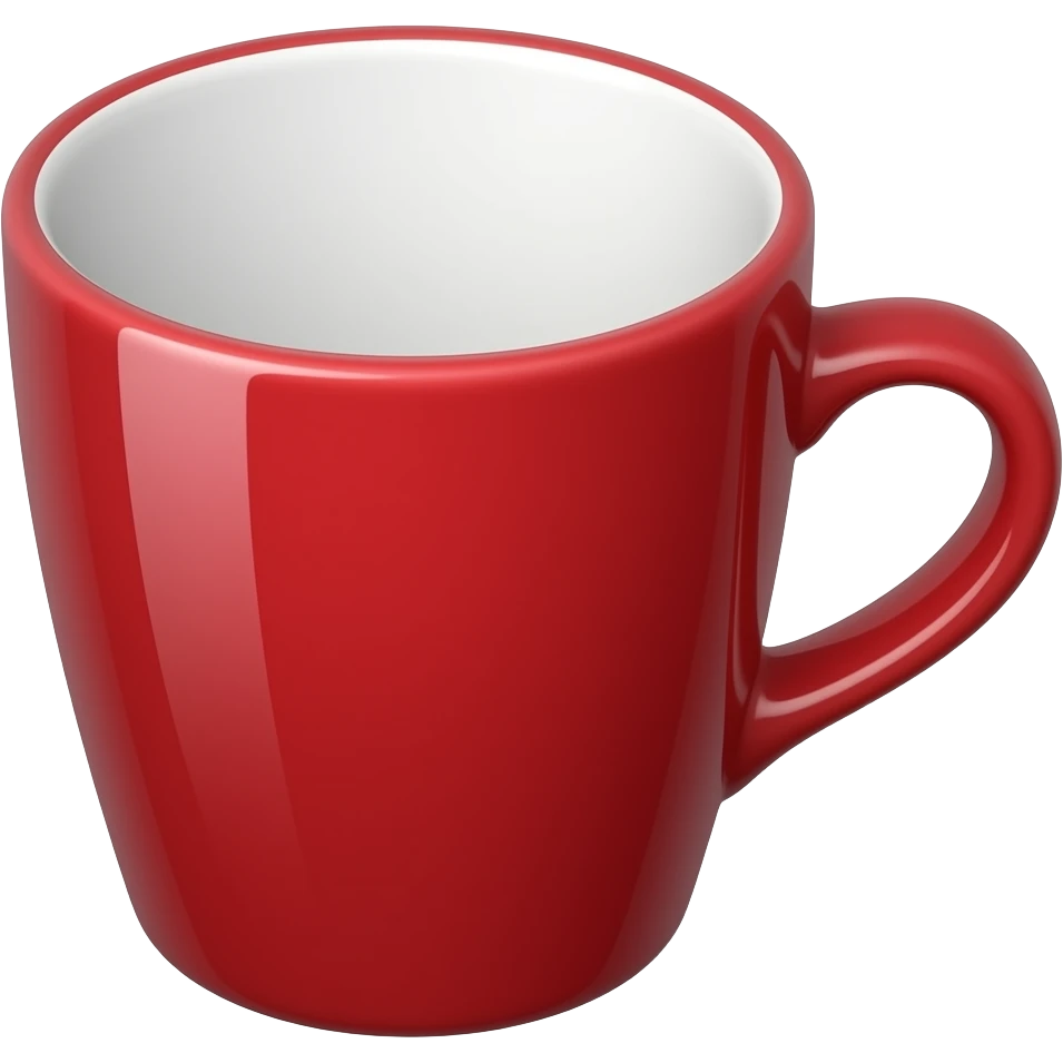 empty red tea cup emoji
