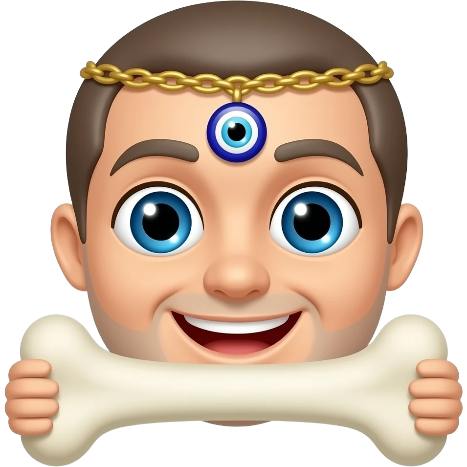 👀+🧿+🦴+🙂= emoji