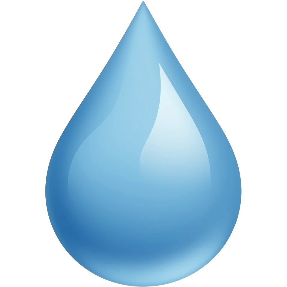 Капля воды emoji