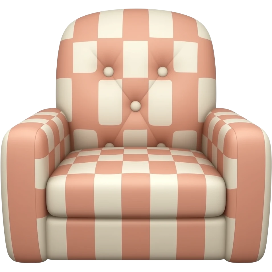 cartoonish style cushion chair game assert emoji