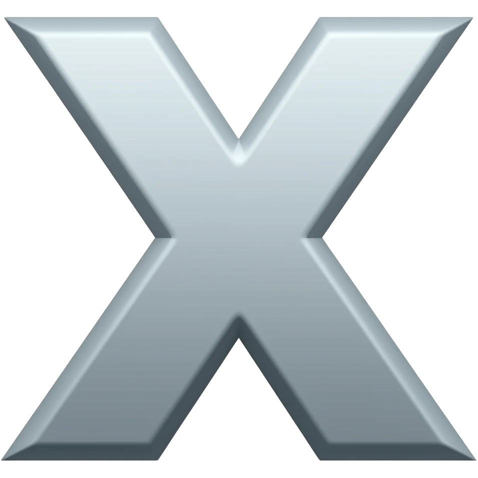 X emoji