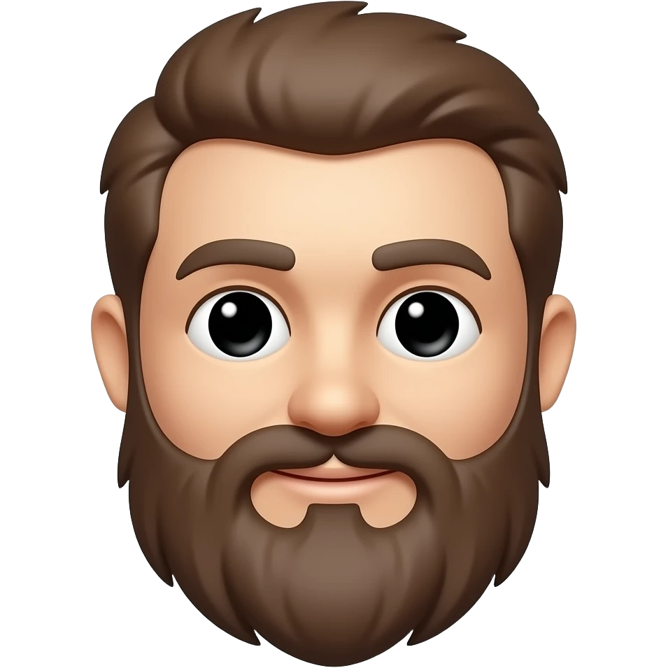 beard guy memoji emoji