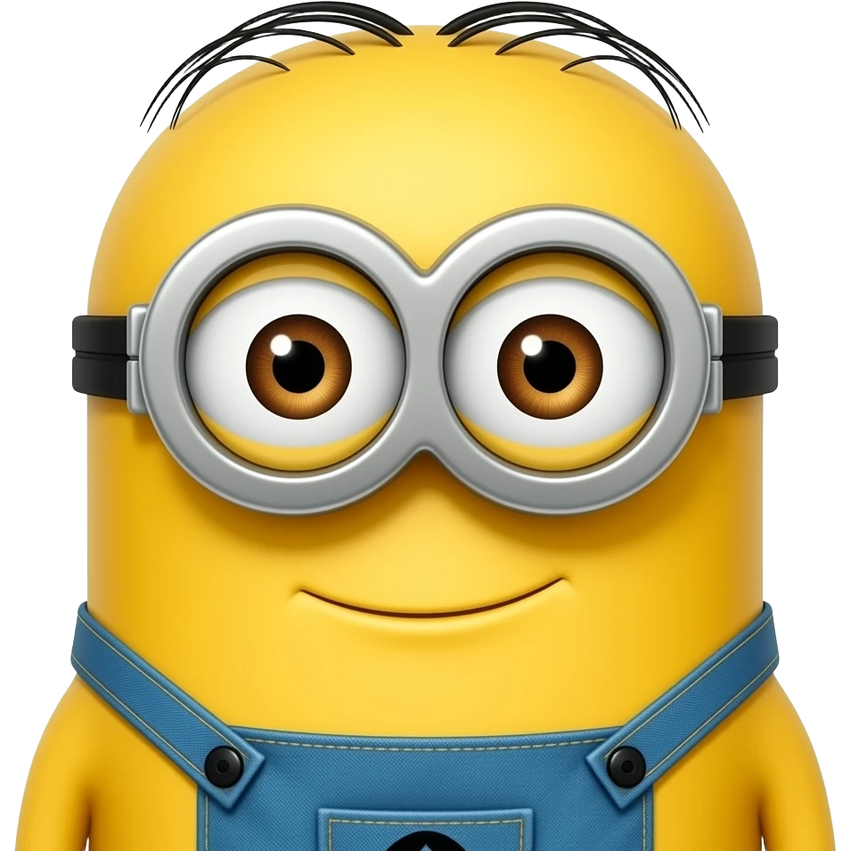 minion but eyes have spirals in them emoji