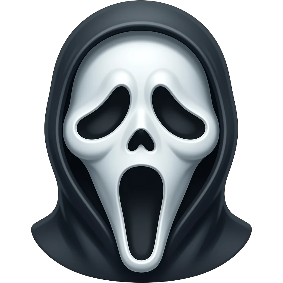 Scream mask emoji
