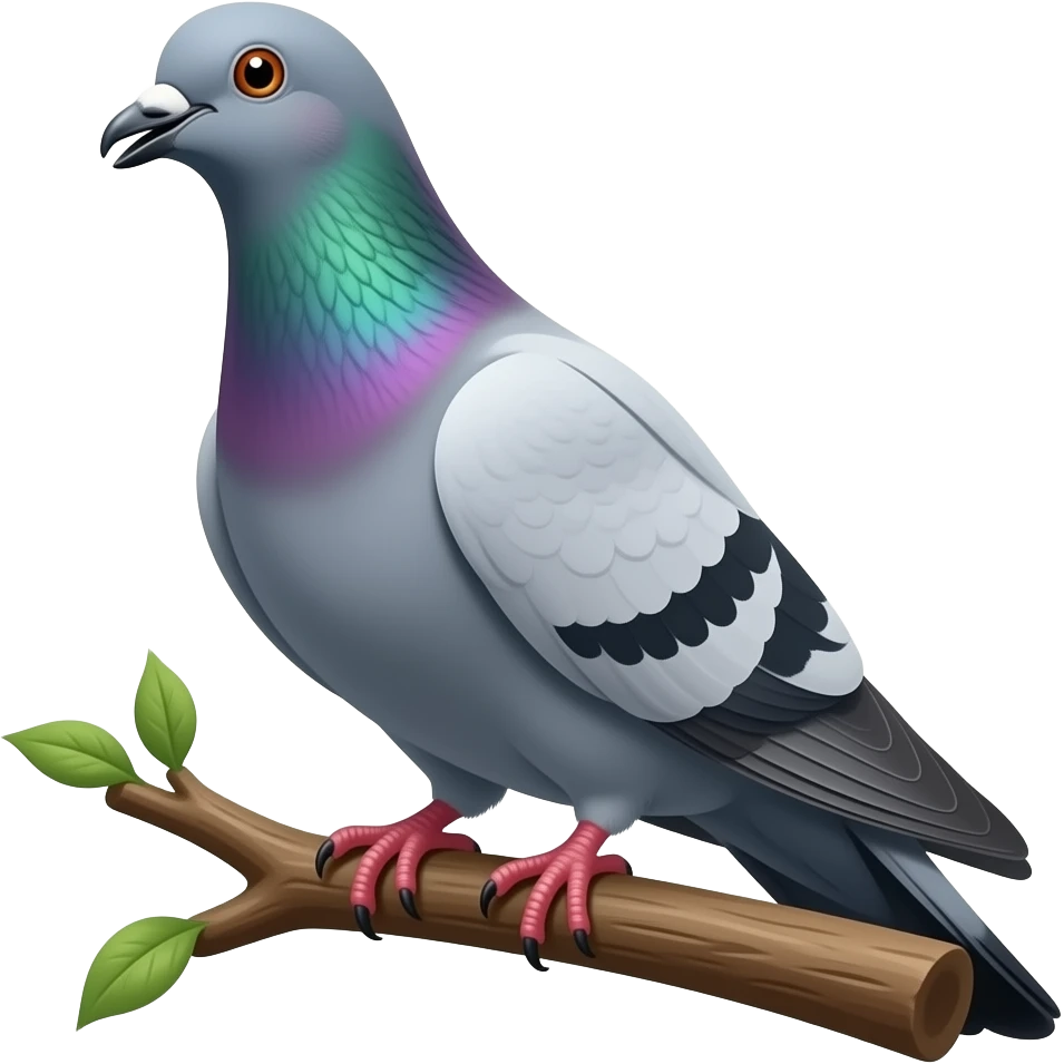 Pigeon goes coo emoji