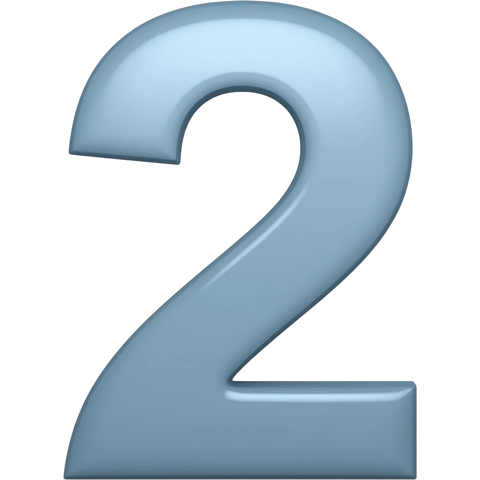 numero 2 emoji