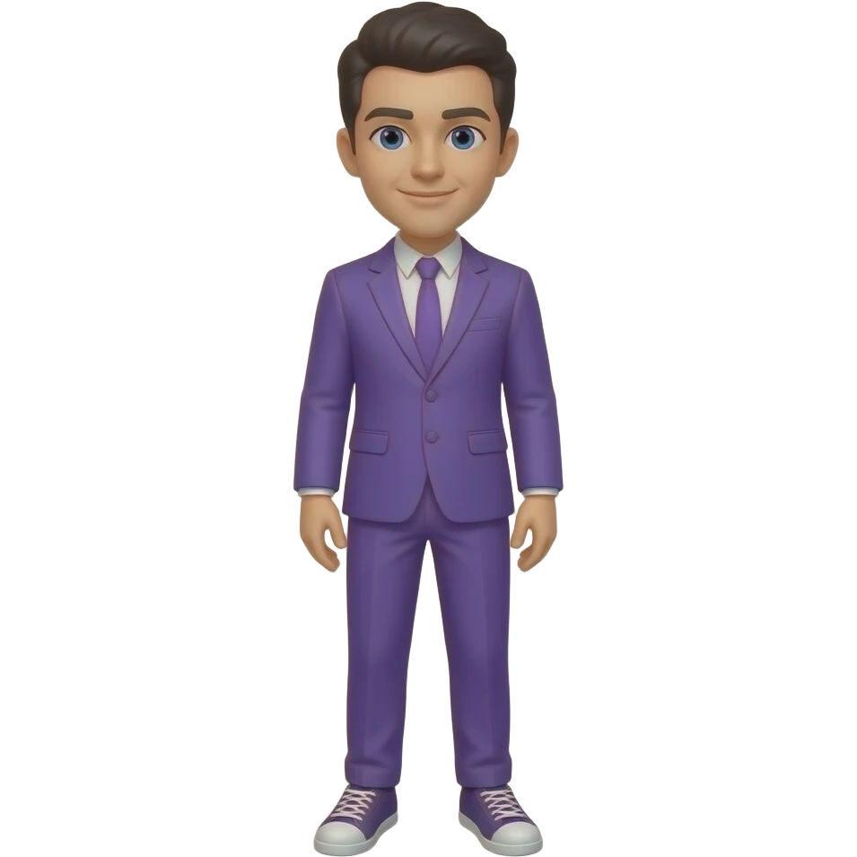 Arriba en morado emoji