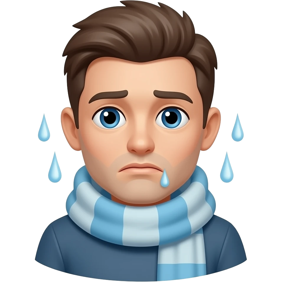 A cold emoji