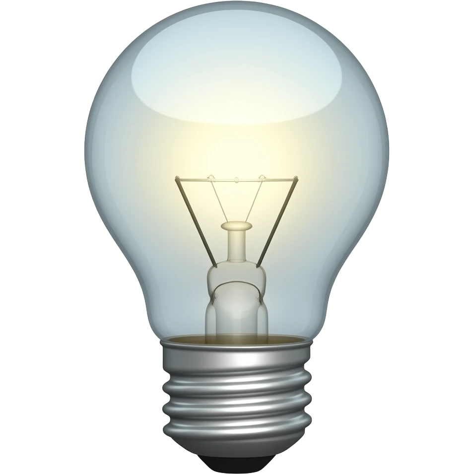 light bulb emoji