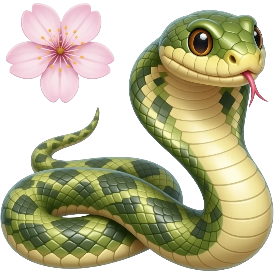 🌸🐍 emoji