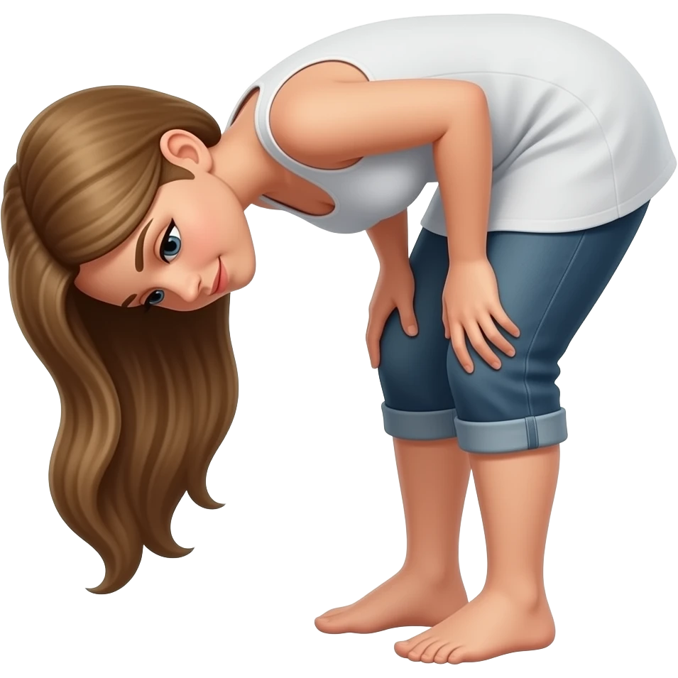 Her bending over emoji