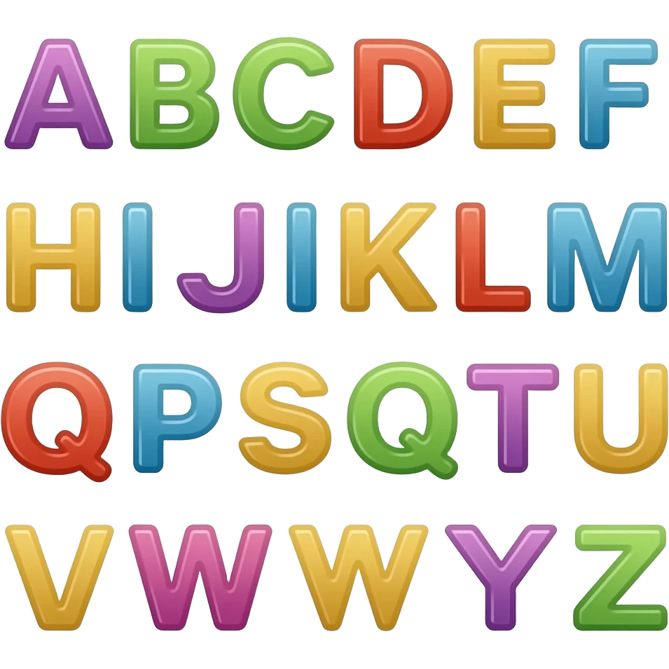 A i e u o Aeiou emoji