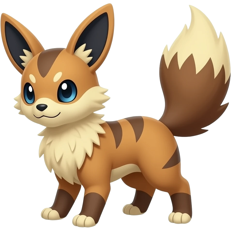 Pyroar-Furret-Shinx-Luxio-Luxray-Fakémon-hybrid emoji