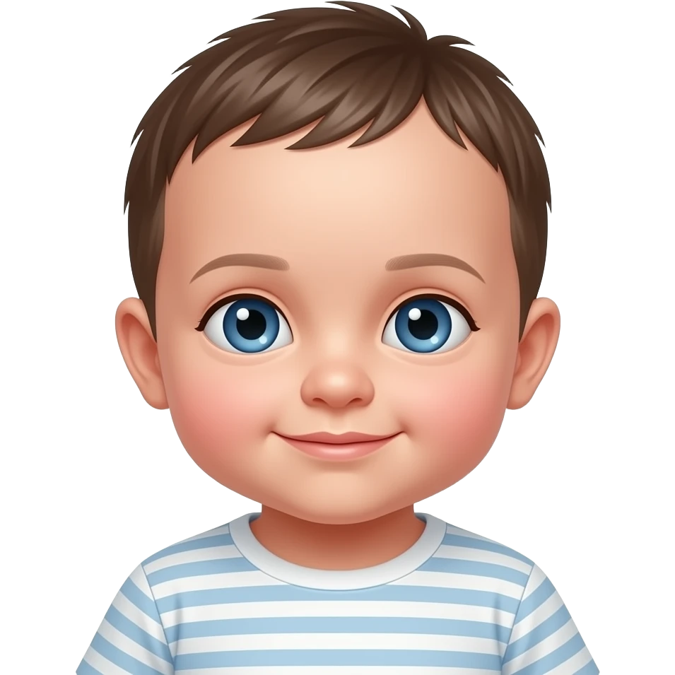 bambino tommaso occhi azzurri neonato emoji