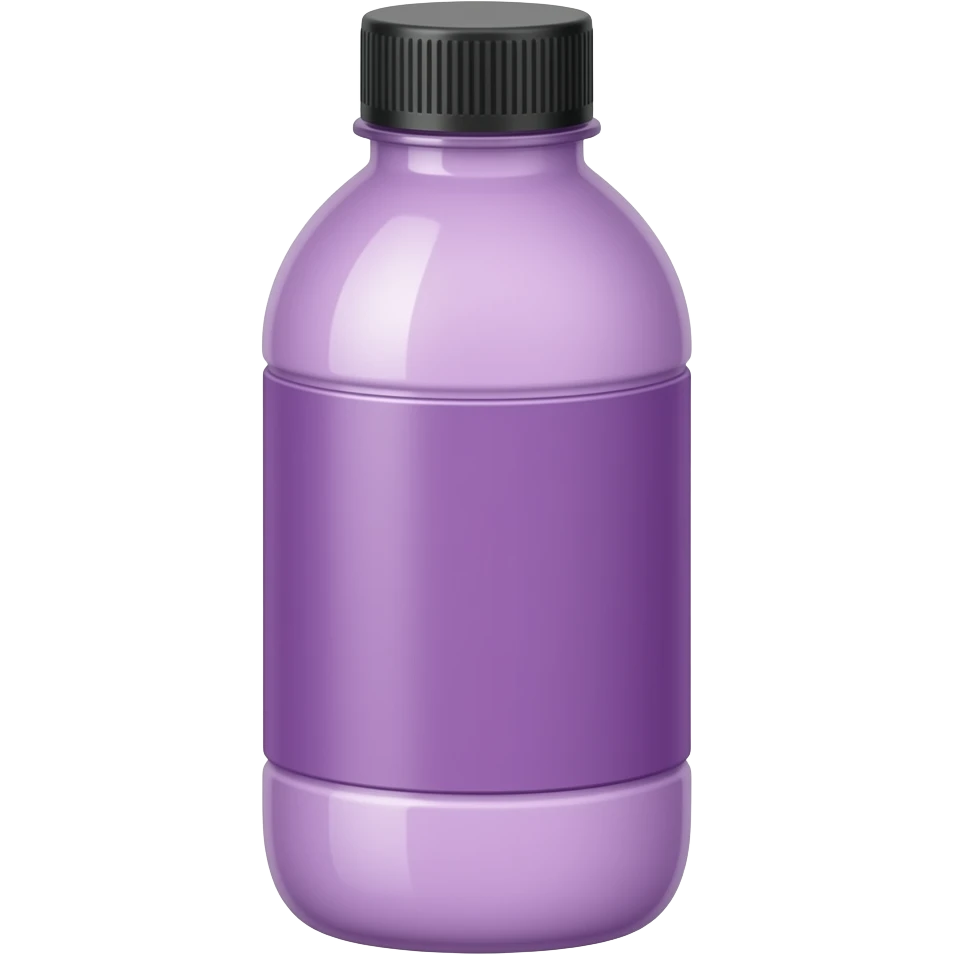 purple water bottle emoji