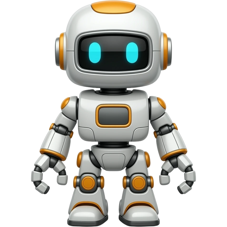Robot toy emoji
