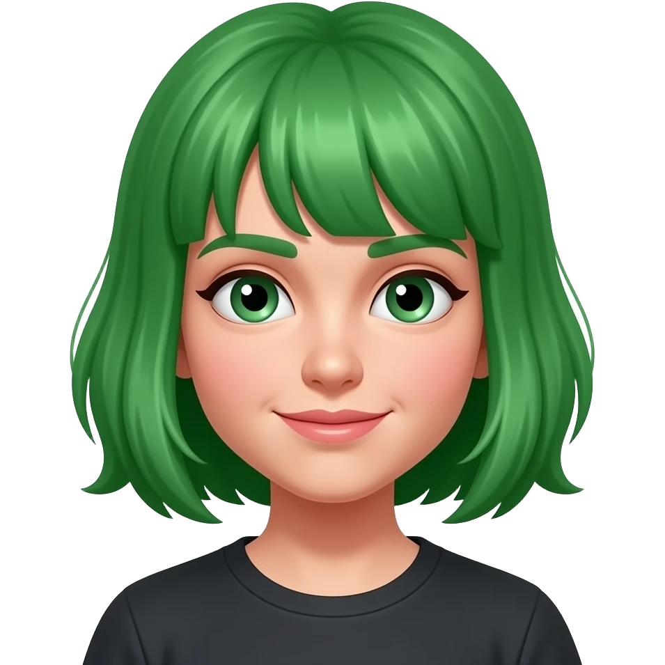 green hear emoji