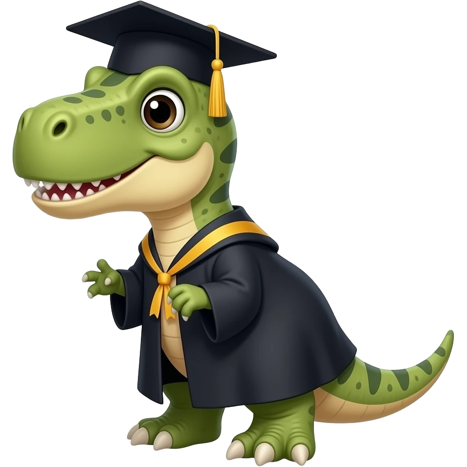 dinosaur graduate emoji | AI Emoji Generator