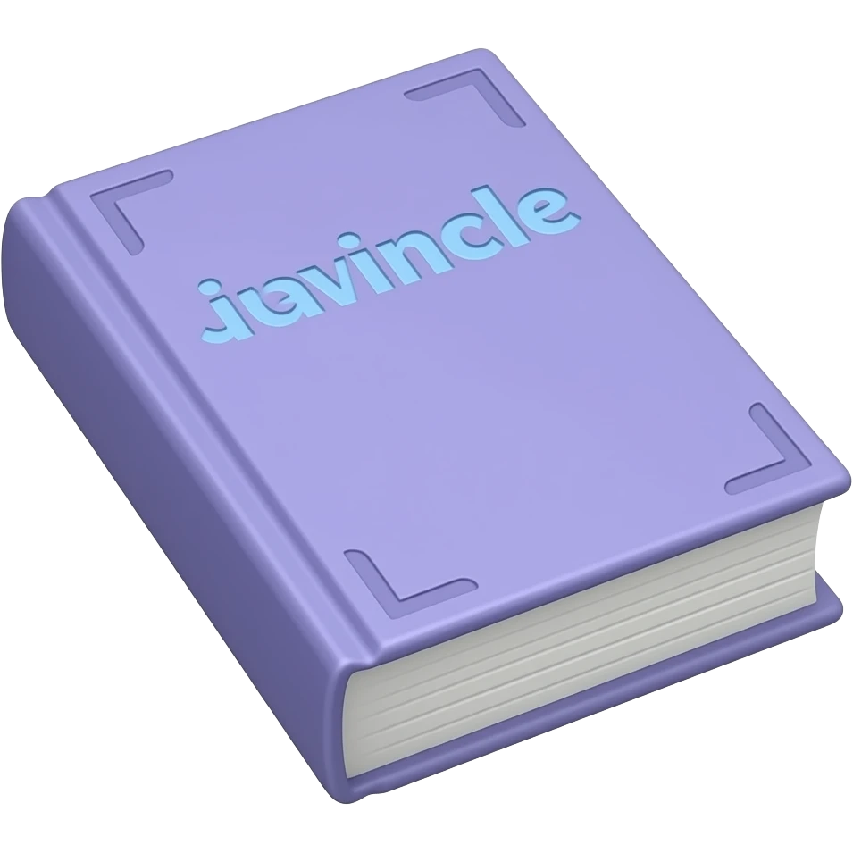 Periwinkle book emoji