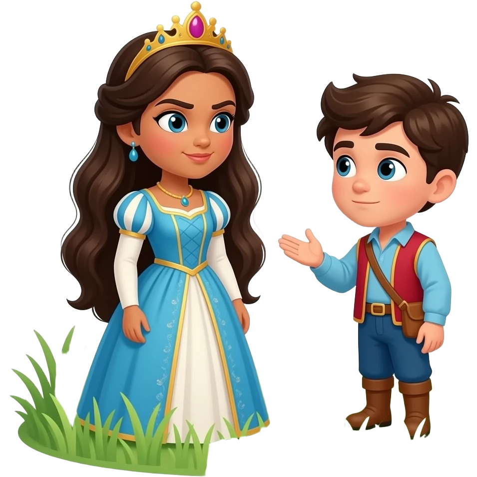 There was an English princes named shoba doomaba and she loved grass so one day she told her brother to not be stupid. emoji