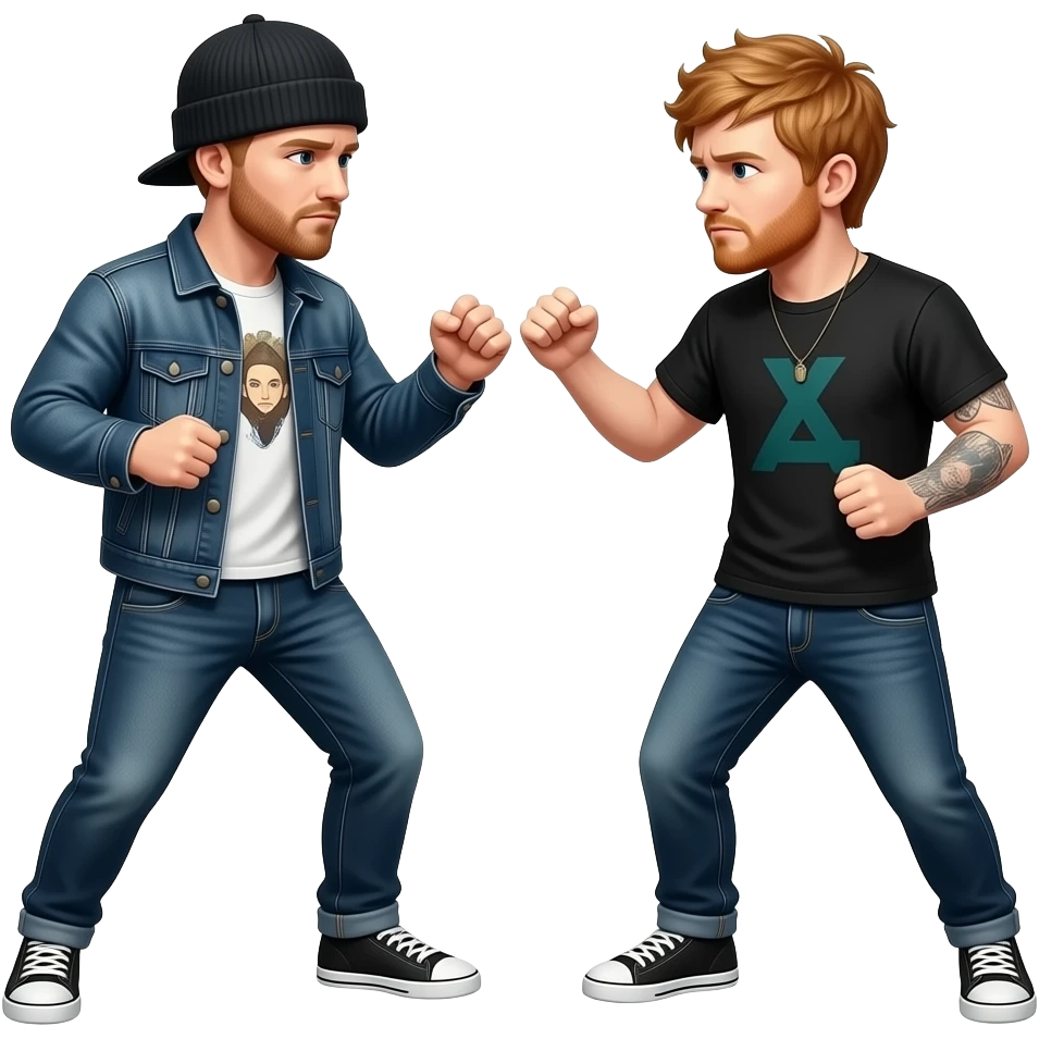 Eminem fighting ed shearon emoji