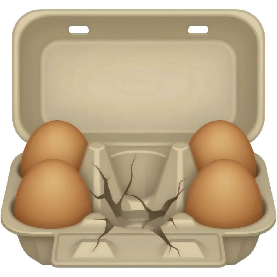 egg tray broken emoji