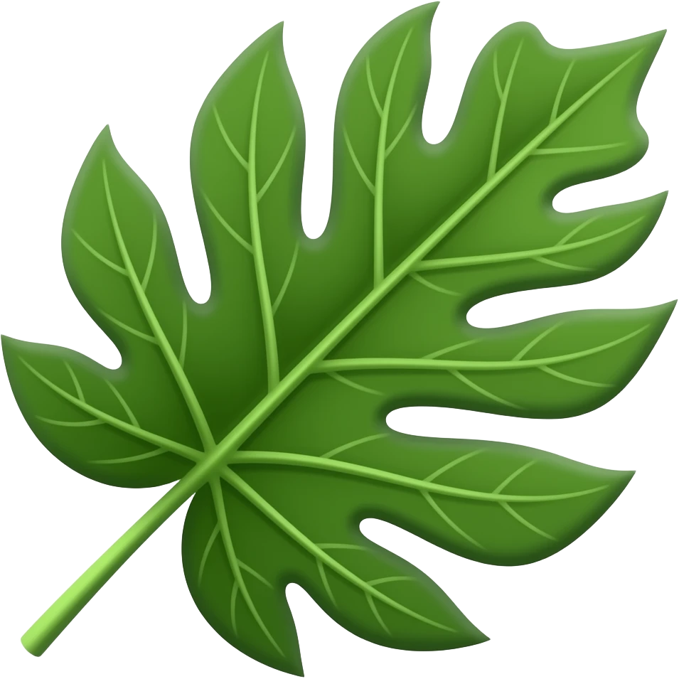 papaya leaf emoji