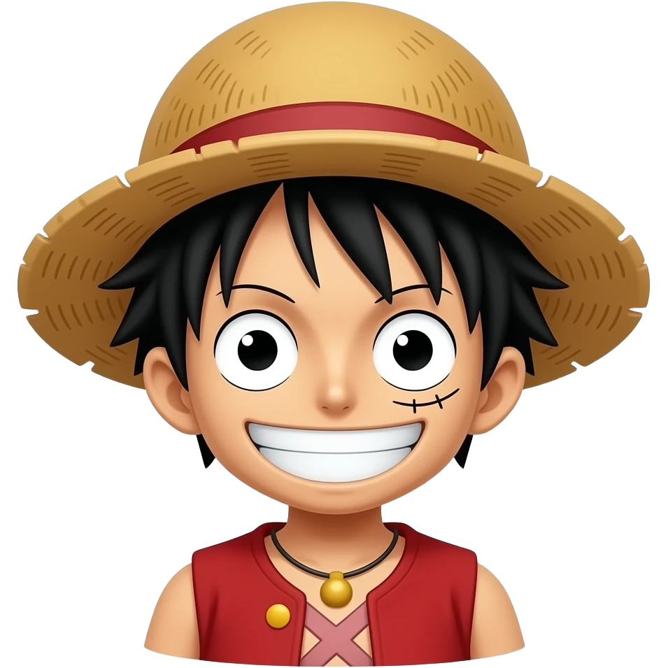 Make luffy emoji