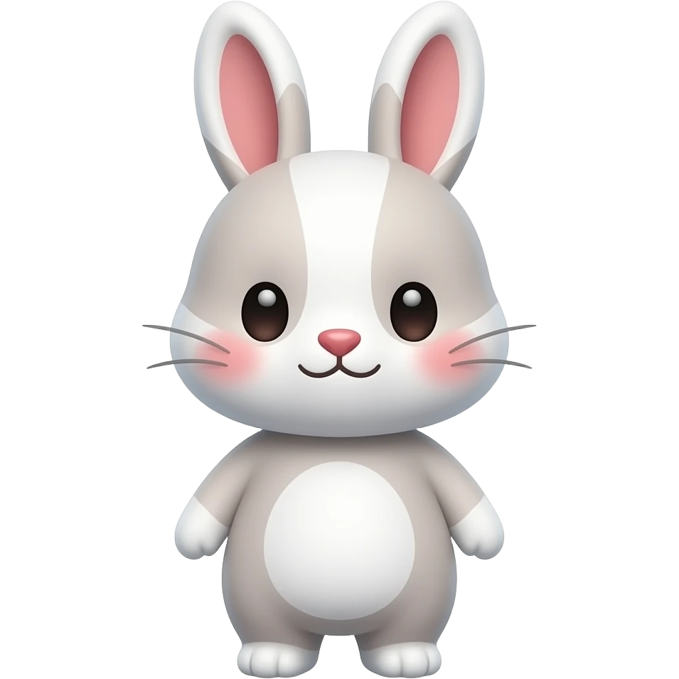 Kawaii bunny emoji