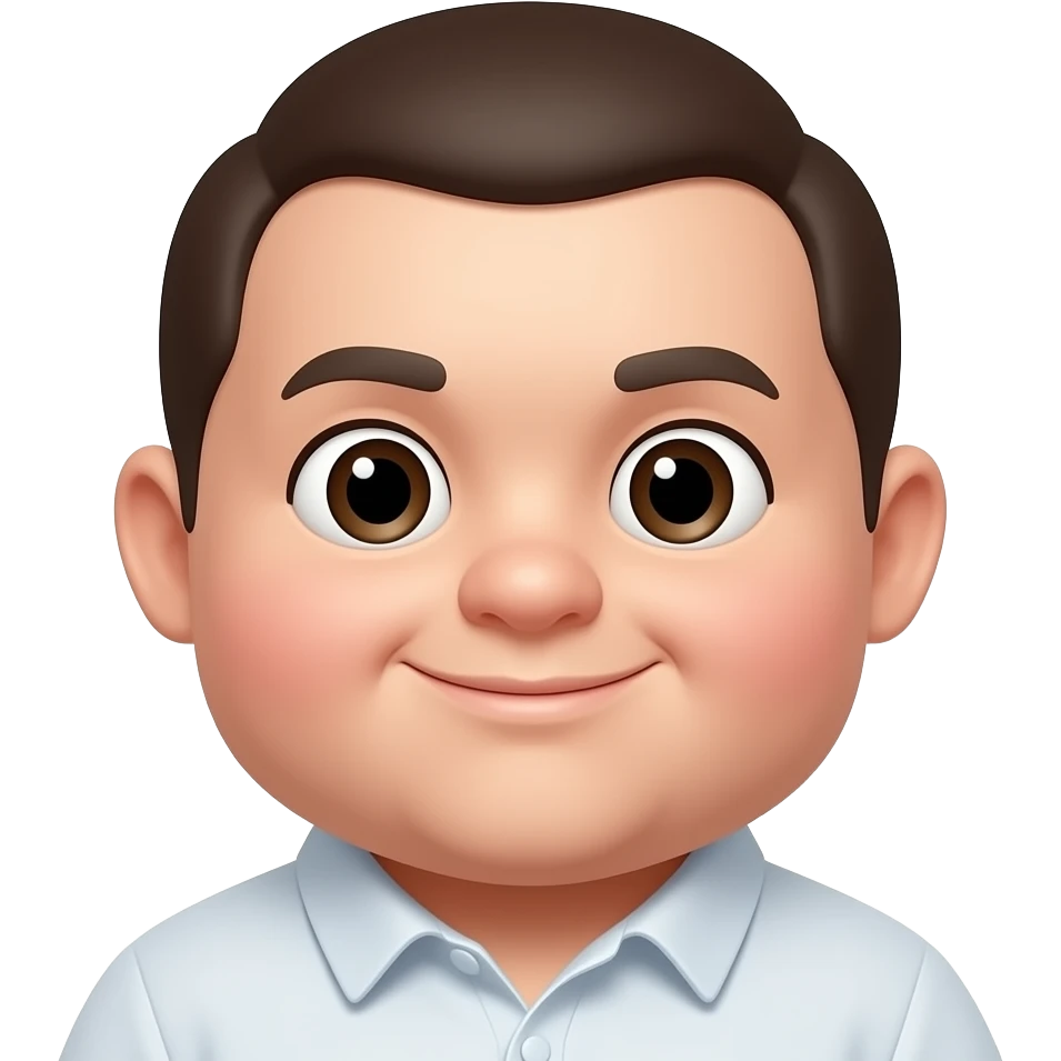 Chubby cute emoji