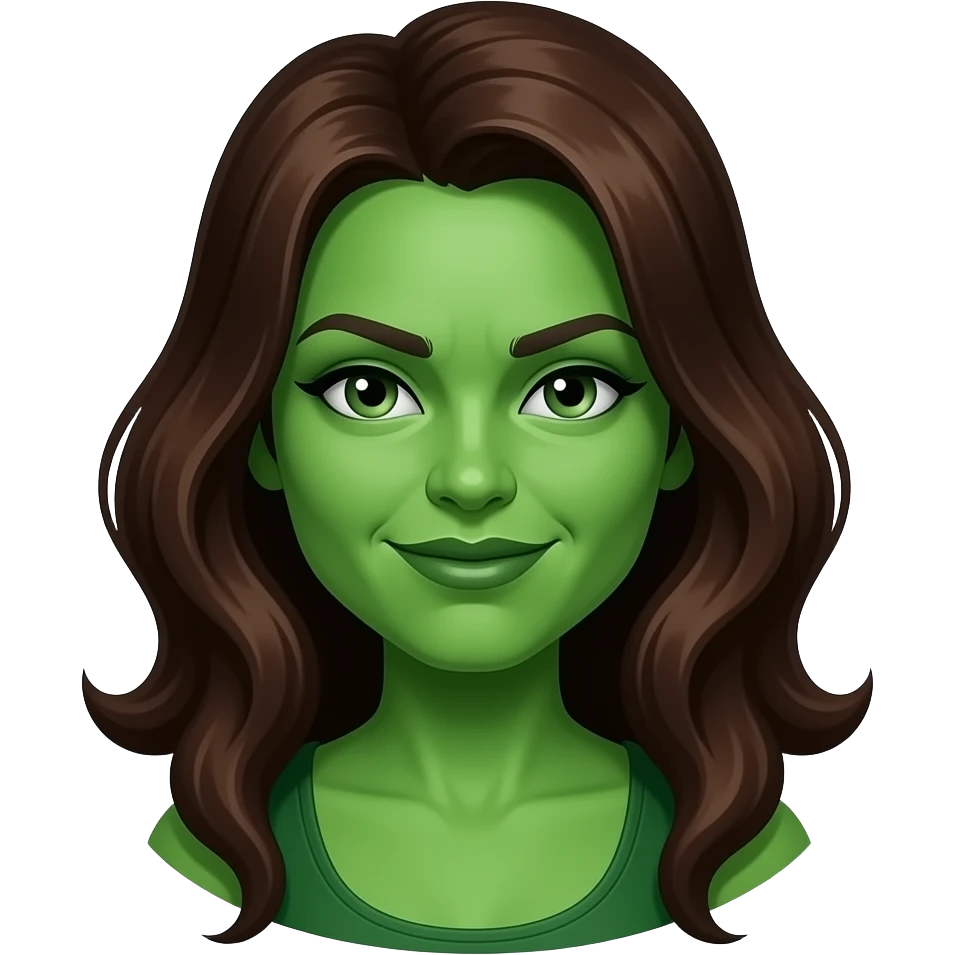 Red She Hulk emoji
