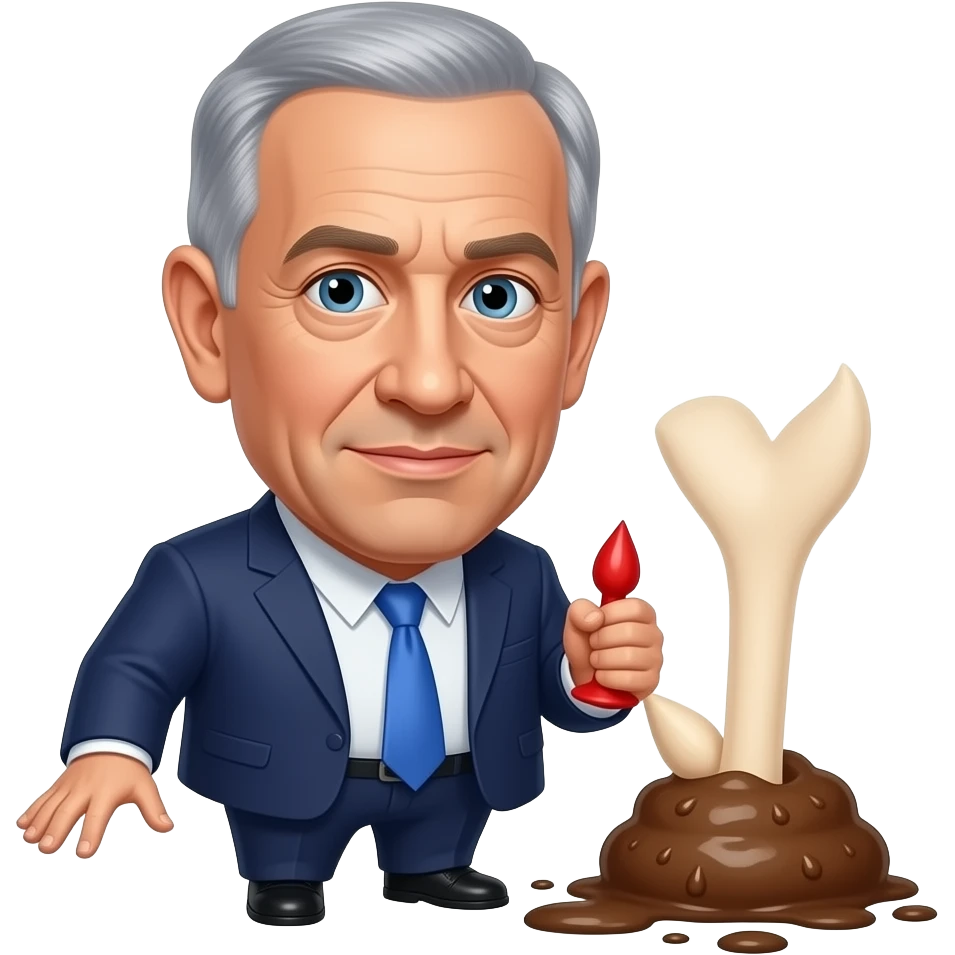 Jeffrey Epstein Benjamin Netanyahu scat porn with dildo and wet shit emoji
