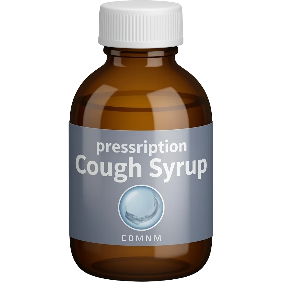 brown presciption cough syrup bottle emoji
